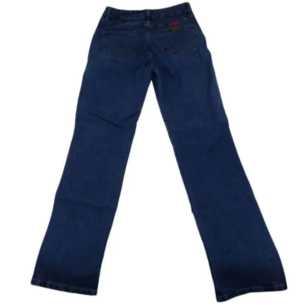 Wrangler Classic Boot Cut Denim Jeans Medium‎ Wash Cotton Stretch 11x36
